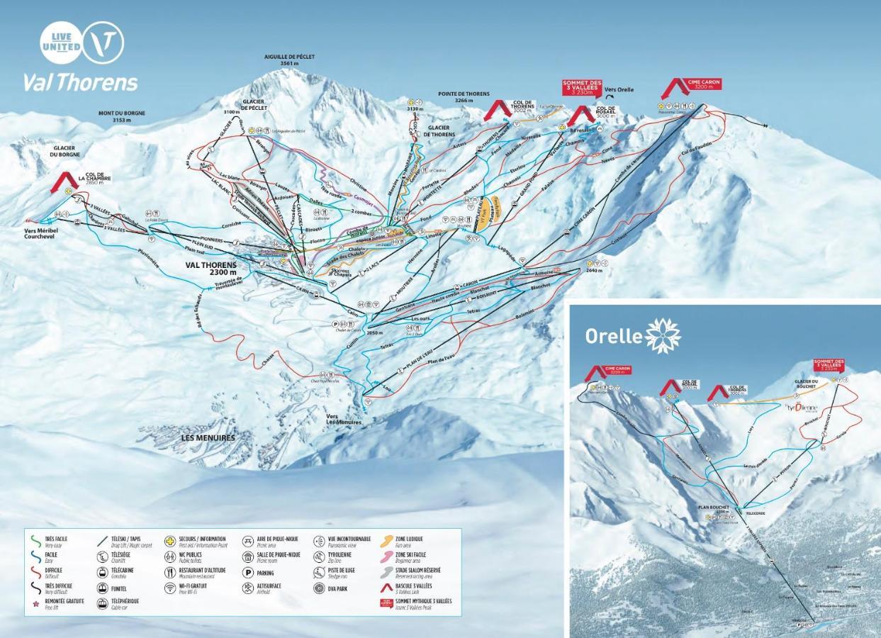 Appartement Orelle Val-Thorens Avec Spa エクステリア 写真